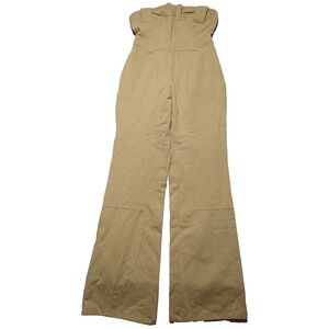 MURCI Size 4 Cotton Khaki Strapless Jumpsuit NEW‎